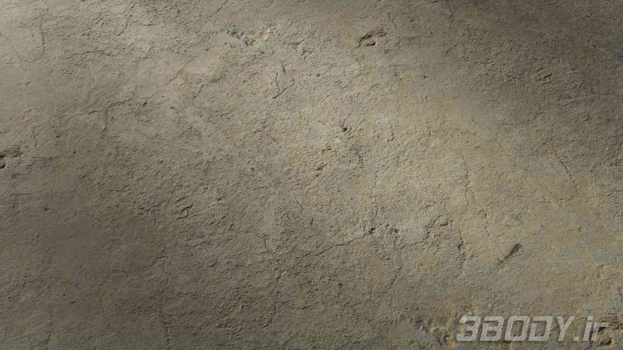 متریال بتن زبر rough concrete عکس 1